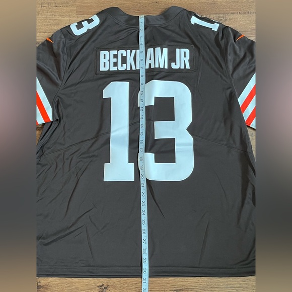 Nike Cleveland Browns Odell Beckham Stitched Jersey Brown size us mens XL & XXL - Picture 16 of 16
